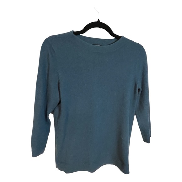 Talbots Sweaters - A Talbots 100% cashmere teal sweater in medium